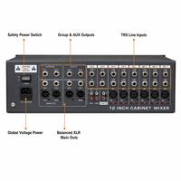 PADOCK Console de mixage numérique professionnelle 12 canaux - 99 effets DSP avec Bluetooth - MJ-1604