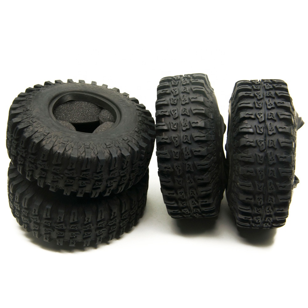 RC Car Parts Hobby Accessories 1.9 inch Tires Wheels For Most 1/10 RC Rock Crawler Car like Axial SCX10 CC01 RC4WD Wraith