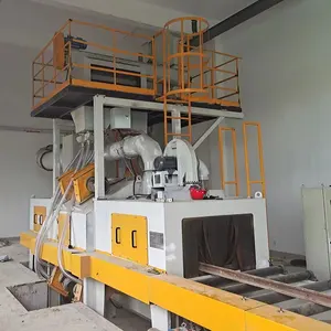 Hot Rolled Steel Structure Automatic Painting Line Roller Conveyor Shot Blasting Machine