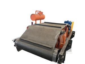 เครื่องแยกแม่เหล็กแบบจานแขวนสำหรับสายพานลำเลียง <span class=keywords><strong>แยก</strong></span>เศษทองและโลหะเหล็กอัตโนมัติสำหรับสายพานลำเลียง - Product Image 2