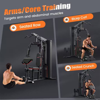 Station d'entraînement multifonctionnelle pour musculation en intérieur, équipement de fitness multi-positions