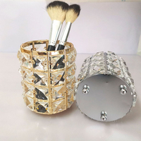 Brillant Cristal Cosmétique Stylo Brosse Pot Ongles Brosse Conteneur Porte-Brosse À Ongles