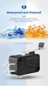 مفتاح حد صغير SPDT بمقبض طويل للغاية ومستقيم، 3 أطراف، دائرة كهربائية، مقاوم للماء IP66، مصنوع من البلاستيك - Product Image 4