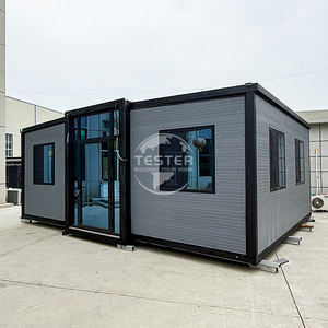 ตู้คอนเทนเนอร์สำเร็จรูปขนาด40ฟุต, ตู้คอนเทนเนอร์สำเร็จรูป2 3 4ห้องนอนห้องยายบ้านหรูแบบพกพา - Product Image 1