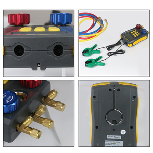 HEDAO LM-120 + Autool Hvac वैक्यूम सर्द ठंड मध्यम प्रशीतन रिसाव डिजिटल कई गुना गेज - Product Image 6