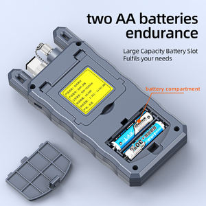 SAIVXIAN All-in-One penguji kabel serat optik, 1mw/10mw pengukur daya optik-70 + 10dbm pencari lokasi kesalahan Visual abu-abu SC/FC FTTH WiFi - Product Image 6