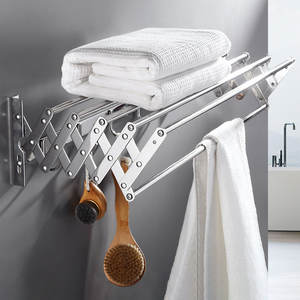 Séchoir à <span class=keywords><strong>linge</strong></span> mural pliable en aluminium Wireking 6,5 m, intérieur/extérieur, sans rouille, tour à <span class=keywords><strong>linge</strong></span> fixe - Product Image 3