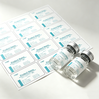 Étiquettes autocollantes en vinyle PVC résistantes à la chaleur, imperméables, à adhérence forte, personnalisées, pour flacons/bouteilles de 2 ml/3 ml/10 ml