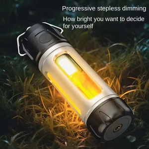ไฟฉายแคมป์ปิ้ง LED แบบ 2 in 1 ชาร์จด้วย USB และ Type C ตัวเรือน ABS ปรับความสว่างได้ สร้างบรรยากาศ ใช้ในเต็นท์ได้ ไฟฉายอเนกประสงค์ - Product Image 4