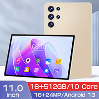 Wholesale Popular Design S23 5G Smart Gaming Tablet Android 13 16GB+512GB 11 Inch HD Screen 12000mAh Global WiFi Version