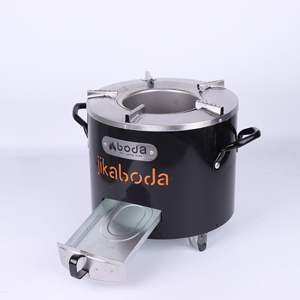 Moderne freistehende Edelstahl Haushalt Holzkohle ofen im Freien Holzöfen für Camping Grills - Product Image 6