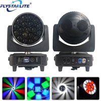 Projecteur LED mobile 4-en-1 RGBW Bee Eye 500W avec zoom, bande LED annulaire, contrôle DMX512, IP33, pour événements scéniques, CRI80, 1800 lumens