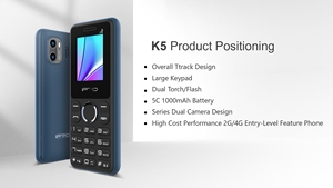 Téléphone basique ODM/OEM 1,77 pouce, batterie 1000 mAh, téléphone à clapet 4G avec clavier, téléphone à touches 4G - Product Image 5