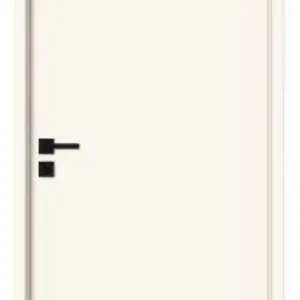 GW-84 중국산 순백색 컬러 거실 PVC 필름 현대 나무 입구 문 디자인 MDF 단단한 문