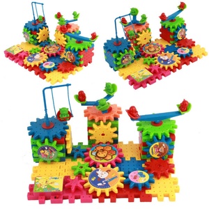 Juego de Bloques de Construcción Eléctricos Divertidos para Niños, Bloques de Ensamblaje con Engranajes, Juguete Educativo - Product Image 3