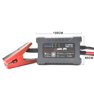 Test cihazı ile 12V 3A akıllı araba pil şarj cihazı-100 CE sertifikalı çoklu dil evrensel AC girişi - Product Image 1