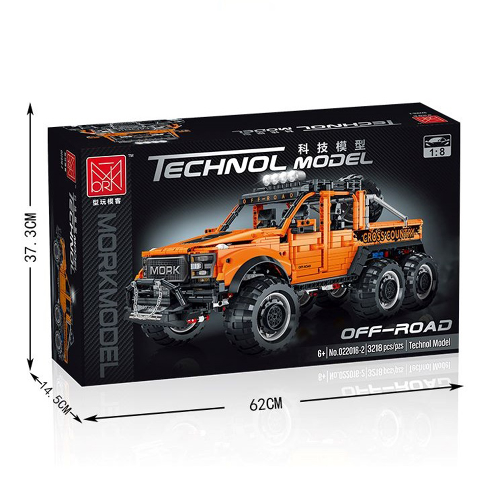 Mork 022016-2 3218PCS RC Bricks MOC off-Road Vehicle Model