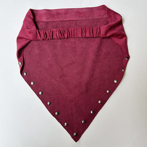 Nuovo arrivo in camoscio triangolo bandane <span class=keywords><strong>con</strong></span> borchie stile invernale elastico Yoga testa fazzoletto accessori per <span class=keywords><strong>capelli</strong></span> impugnatura all'interno - Product Image 3