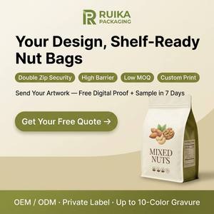 Bolsa de Embalaje Ruiika con Cierre Doble, Sellado Térmico, a Prueba de Humedad, de Grado Alimenticio, para Mayor Seguridad, para Frutos Secos y Snacks - Product Image 4