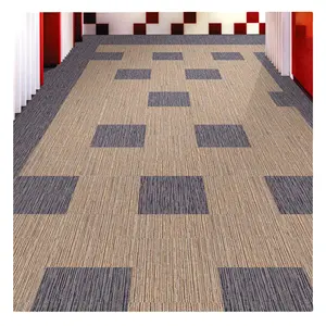 Carpet Tiles PP Square Carpet Tiles Puzzle Commercial Office Hotel Home Library Pvc Carpet Tiles