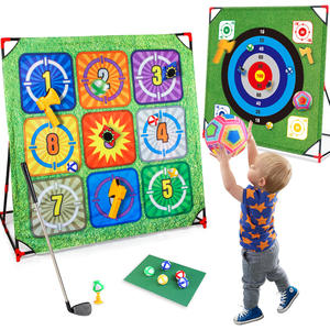 Huiye เกมบิ่นสำหรับฝึกเล่นกอล์ฟ, เกมกอล์ฟพกพาแบบดั้งเดิมใช้ในร่มเล่นกีฬากลางแจ้งสำหรับเด็กและผู้ใหญ่ - Product Image 2