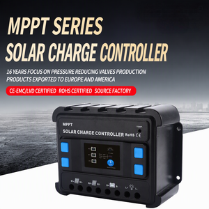 Contrôleur de charge solaire MPPT 12V/24V <span class=keywords><strong>Kaspar</strong></span> 10A20A Accessoires pour système photovoltaïque Certifié CE - Product Image 1