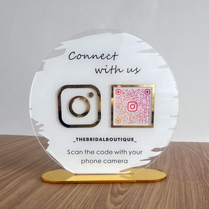 Código QR escaneable 4 Iconos Código Qr Multi Qr Code Sign para negocios Redes sociales Sign Instagram <span class=keywords><strong>Icon</strong></span> - Product Image 2