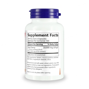 Suplemento de Cereza Ácida de Marca Privada, 200 Cápsulas, Apoyo a la Función Saludable, Suplemento Herbal para Adultos, Cápsulas de Cereza Ácida - Product Image 2