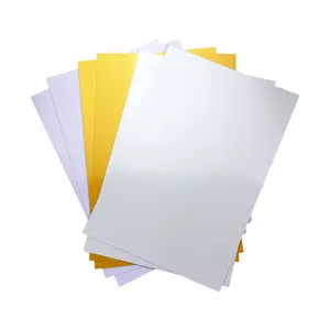 Nhựa Bạc Trống Phun In Cho ID Thẻ Thành Viên Thẻ Kinh Doanh PVC Sheet