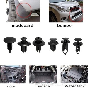 Auto Fastener Clips 190Pcs 6 Sizes ABS Plastic <b>Push</b> Retainer For <b>Car</b> Bumper Fender Repair - Product Image 4