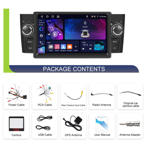 Podofo 7" 4+64G 2 Din Android Car Radio Stereo <b>Wireless</b> Carplay/Android Auto GPS/Wifi for Fiat Punto 2005-2009/Linea 2007-2011 - Product Image 6