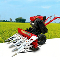 Moissonneuse-batteuse multifonctionnelle à moteur diesel pour la récolte du blé, du riz, du soja, de l'alfalfa et de l'herbe