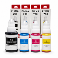 Botol Isi Ulang Tinta Kompatibel GI-790 untuk Printer Canon PIXMA G1000 G2000 G3000 G4000 G3010 G4010