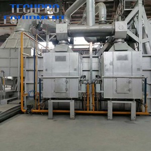 Tonne régénératrice stable du four à gaz 3-5-pour la fonte en aluminium, petite chaîne de production en aluminium d'ajustements de tige chauffage rapide - Product Image 1