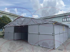 가벼운 의무 휴대용 말 농장 및 말 클럽 사용을 위한 안정적인 경제적 모듈 형 대피소 - Product Image 6