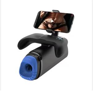 อุปกรณ์ทางเพศอิเล็กทรอนิกส์สำหรับเด็กผู้ชายและผู้หญิงถ้วยสำเร็จความใคร่พร้อมที่วางโทรศัพท์ - Product Image 1