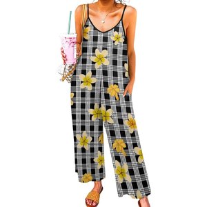 <span class=keywords><strong>Tuta</strong></span> Intera Sexy con Scollo <span class=keywords><strong>a</strong></span> V e Design Halter in Spandex e Poliestere, Personalizzabile su Richiesta, MOQ=1, Abbigliamento Polinesiano alla Moda - Product Image 2