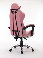 Chaise de jeu ergonomique, chaise de bureau pour ordinateur, chaise en cuir rose, chaise de gamer pas chère, 100% authentique