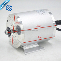 2KW 2000W 48V60V72VDC 500W-3000W Moteur électrique sans balais haute Performance avec pieds pour Scooter ATV Ebike