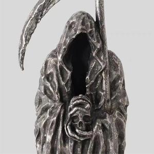 Nuevo Collar con Colgante de Hoz y Muerte Gótico Oscuro Personalizado para Accesorios de Joyería Masculina - Product Image 5