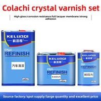 Ensemble de vernis en cristal haute brillance pour voitures Peinture miroir transparent brillant Caractéristique à changement de couleur Revêtement liquide à pulvérisation facile