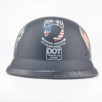 Casque de moto rétro ZoomLon Factory en gros, certifié DOT, en ABS, style allemand, casque ouvert pour moto