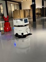 2026 Aotingbots Akıllı Otomatik Susuz Zemin Temizleme Robotu Ticari Akıllı Toz Alma ve Süpürme Servis Robotu