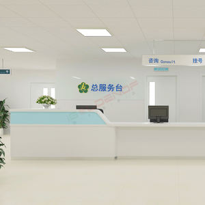 Stazione di accoglienza clinica per infermiere in legno di nuovo Design ospedale - Product Image 4