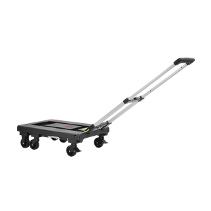 Carro plegable <span class=keywords><strong>uni</strong></span>-silencioso de 150kgs, camión de mano de cubierta estirable, carro utilitario portátil de 330lbs con 6 ruedas, - Product Image 3