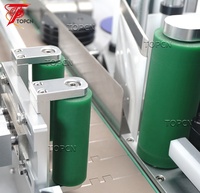 Machines d'étiquetage semi-automatiques pour bouteilles rondes en verre ou en plastique, équipement d'étiquetage manuel, machine à étiquettes adhésives pour bouteilles.