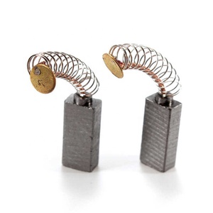 2 Piezas de Escobillas de Carbón de 17x8x5mm para Motor Eléctrico Industrial, Escobillas de Grafito para <span class=keywords><strong>Taladro</strong></span> <span class=keywords><strong>Bosch</strong></span>, Repuesto Genérico - Product Image 1