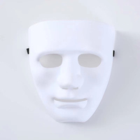 Masque d'horreur Wuke multicolore personnalisé, accessoires de costume pour spectacle de fête, artisanat en plastique, masques de fête