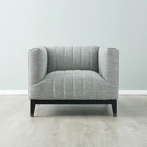 Mobilier personnalisé haut de gamme fauteuil en tissu de velours nordique moderne occasionnel salon salon Accent chaise de canapé simple - Product Image 3