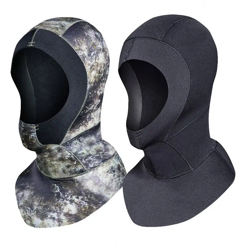 Durable Unisex 3MM Neoprene Diving Hoods Full Face For Spearfishing Cap